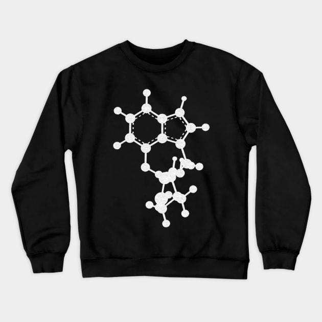 Psilocybin Molecule Crewneck Sweatshirt by ChemECool